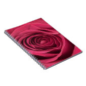 Red Rosenknospe Notizblock (Rechte Seite)