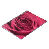 Red Rosenknospe Notizblock (Linke Seite)