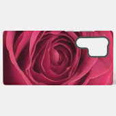 Red Rosenknospe Samsung Galaxy Hülle (Rückseite (Horizontal))