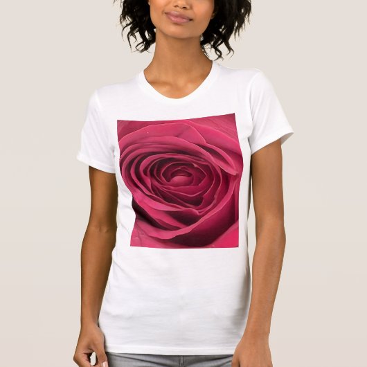 Red Rosenknospe T-Shirt (Vorderseite)
