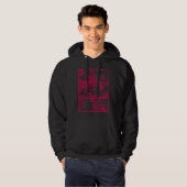 Red Roses Aesthetic Clothing Soft Grunge Soft Goth Hoodie (Vorne ganz)