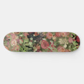 Red roses art skateboard (Horizontal)