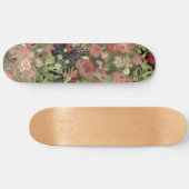 Red roses art skateboard (Horizontal)