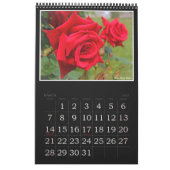Red Roses Calendar (Type-B) Kalender (Mär 2027)