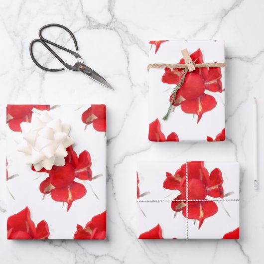 Red Roses, Geschenkpapier Set (Vorderseite)