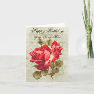Red Roses Greeting Card Karte
