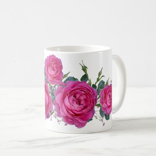 Red roses kaffeetasse (VorderseiteRechts)