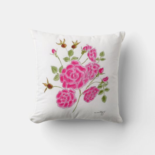 Red roses kissen (Vorderseite)