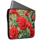 Red Roses Laptop Sleeve (Vorne Rechts)