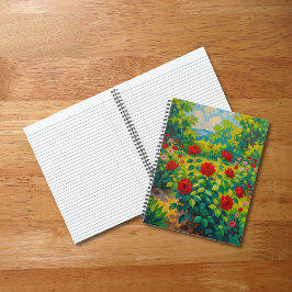 Red Roses Notebook Notizblock