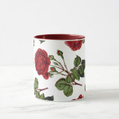 Red Roses Pattern Tasse (Zentrum)