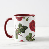 Red Roses Pattern Tasse (Links)