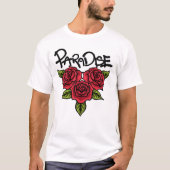Red Roses streetwear T-Shirt (Vorderseite)