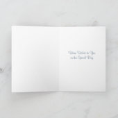 Red Roses,Stripes Gothic Birthday Karte (Innenseite)