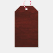 Red Roses Valentine's Day Geschenkanhänger (Rückseite)