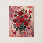 Red Roses, Valentine's Day, Puzzle (Vertikal)
