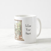 Red Roses Window Kaffeetasse (VorderseiteRechts)