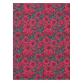 Red roses with gray leaves on black tischdecke (Vorderseite)