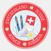 Red Round Stickers (Vorderseite)