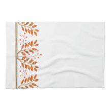 Red Rowan Berries & Gold Blätter