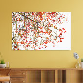 Red rowan fruit or ash berries leinwanddruck (Insitu (Wohnzimmer))