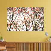 Red rowan fruit or ash berries leinwanddruck (Insitu (Wohnzimmer))