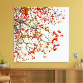 Red rowan fruit or ash berries leinwanddruck (Insitu (Wohnzimmer))