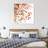 Red rowan fruit or ash berries leinwanddruck (Insitu (Schlafzimmer))