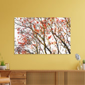 Red rowan fruit or ash berries leinwanddruck (Insitu (Wohnzimmer))