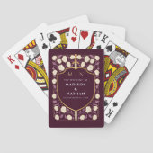 Red Royal Sword Shield Gastgeschenk Hochzeit Spielkarten (Rückseite)