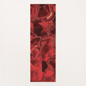 Red Ruby Carnelian Wertvoll Stone Yoga Mat Yogamatte (Vorderseite)