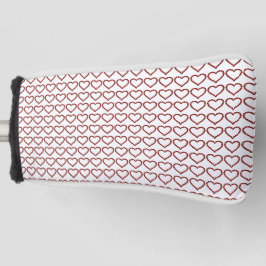 Red Ruby Gemstone Herz Golf Headcover