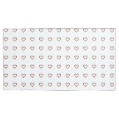 Red Ruby Gemstone Herz Kissenbezug (Vorderseite-Links)