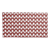 Red Ruby Gemstone Herz Kissenbezug (Rückseite-Rechts)