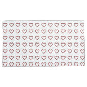 Red Ruby Gemstone Herz Kissenbezug (Vorderseite-Rechts)