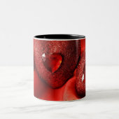 Red Ruby Heart Tasse (Mittel)