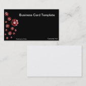 Red Ruby Kristall Business Cards Visitenkarte (Vorne/Hinten)
