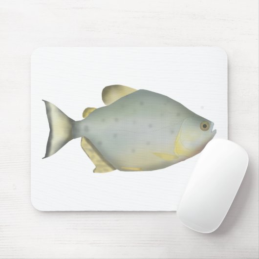 Red Ruby Piranha Mousepad (Mit Mouse)