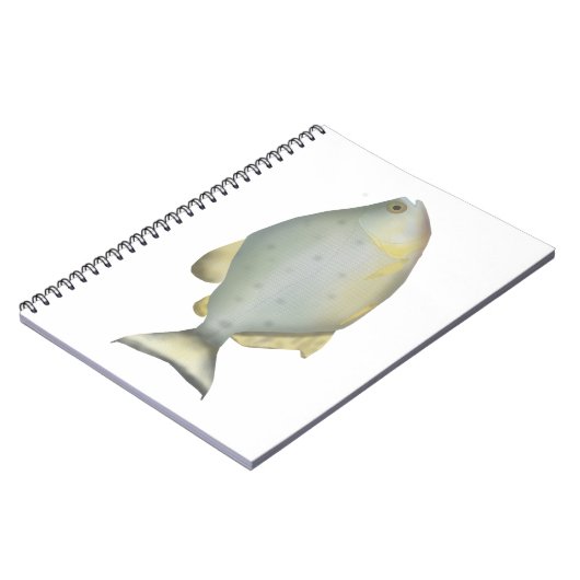 Red Ruby Piranha Notizblock (Linke Seite)