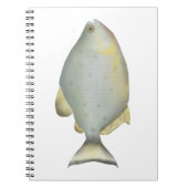 Red Ruby Piranha Notizblock (Vorderseite)