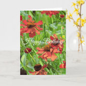 RED RUDBECKIA-BLUME KARTE (Gelbe Blume)