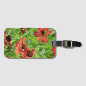 RED RUDBECKIA FLOWERS GEPÄCKANHÄNGER (Vorderseite (Horizontal))