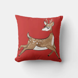 Red Rudolph Red Nose Weihnachtsbaum Kissen