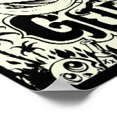 Red Rum Gorilla Poster (Ecke)