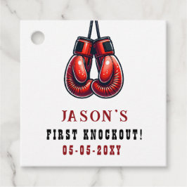 Red Rumble First Knockout Boxen Geburtstag Geschenkanhänger