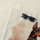 Red Rust Brown Doberman Pinscher Dog Strandtuch (Beispiel)