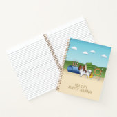 Red Sable Papillon - Canine Dog Agility Journal Notizblock (Innenseite)