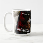 Red sagt, ich Liebe Sie Keramik Tasse (Links)