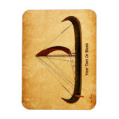 Red Sail Viking Ship Magnet (Vertikal)