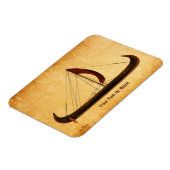 Red Sail Viking Ship Magnet (Linke Seite)